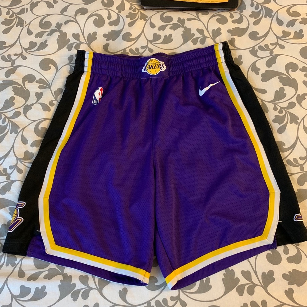 Nike Los Angeles Lakers Shorts Purple sz L 💯